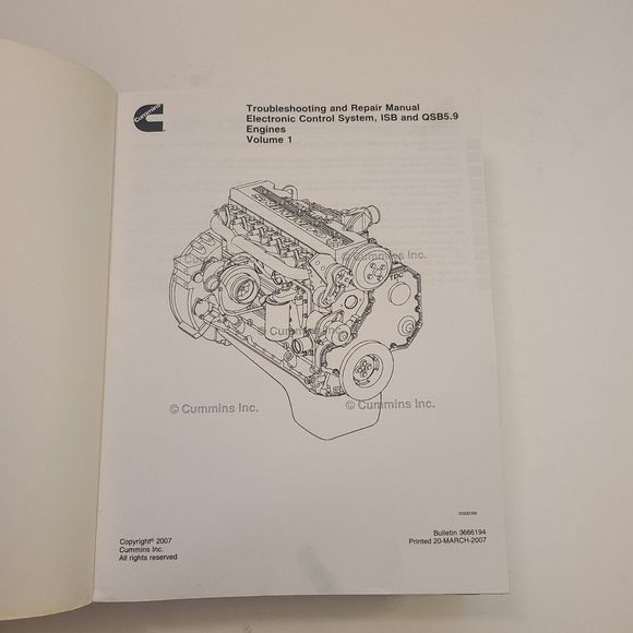 Cummins Troubleshooting & Repair Manuals-Electronic Control System, ISB & QSB5.9 - Picture 8 of 8